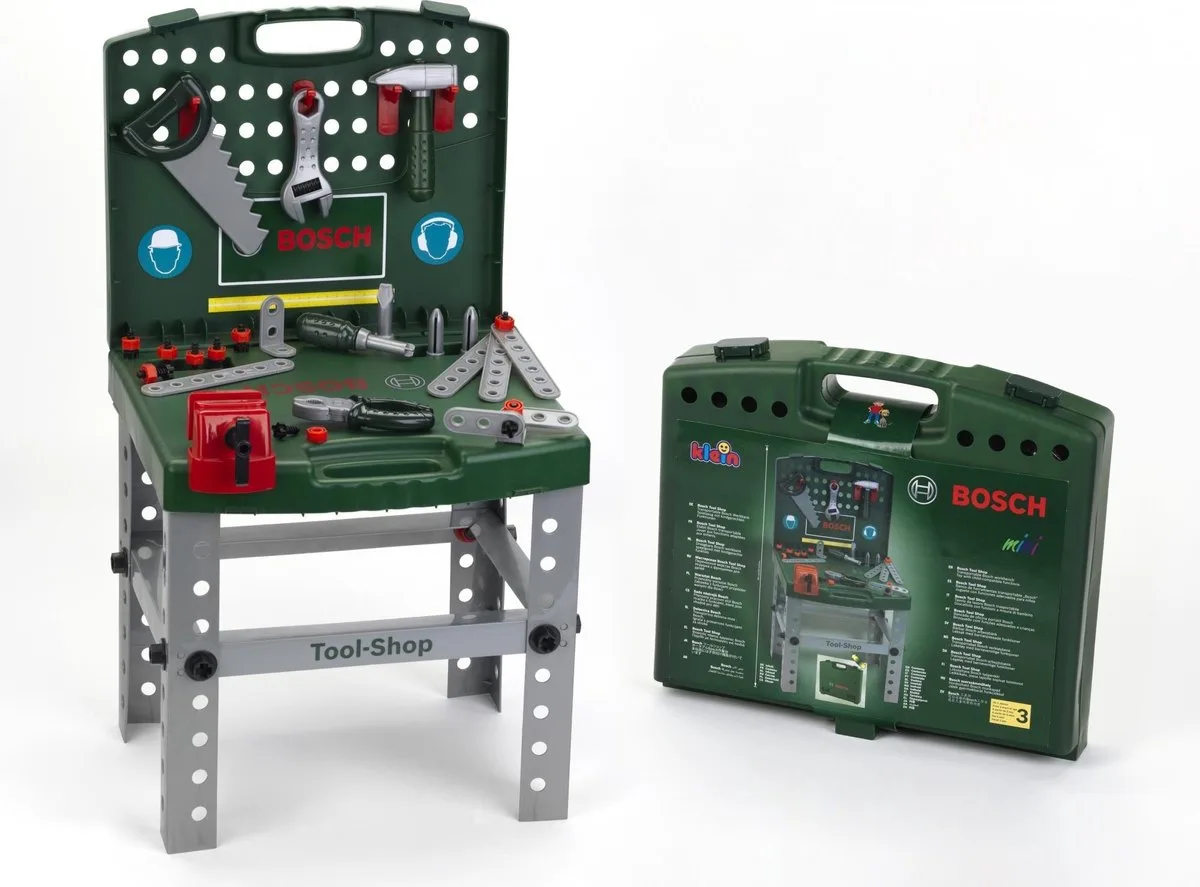 Bosch Speelgoed Vervoerbare Werkbank de Theo Klein en Vert foncé – photo du produit