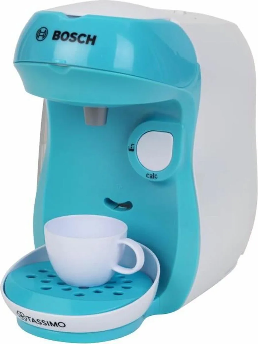 Bosch speelgoedkoffiezetapparaat - incl. water accessoires - incl. koffiekopje - blauw von Theo Klein in Blau, Weiß – Produktfoto