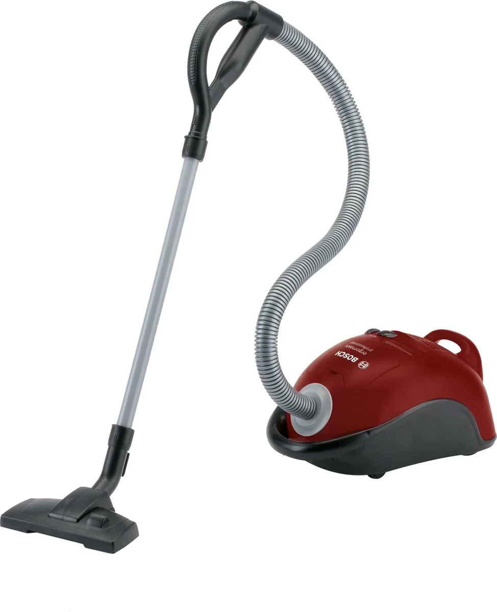 Bosch stofzuiger - 19x25x74 cm - incl. realistische zuig en geluidseffecten - rood fra Theo Klein i Sølv – produktbillede