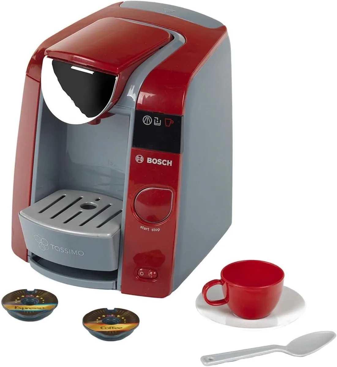 Bosch Tassimo-espressomachine van Theo Klein in Rouge et gris – productfoto