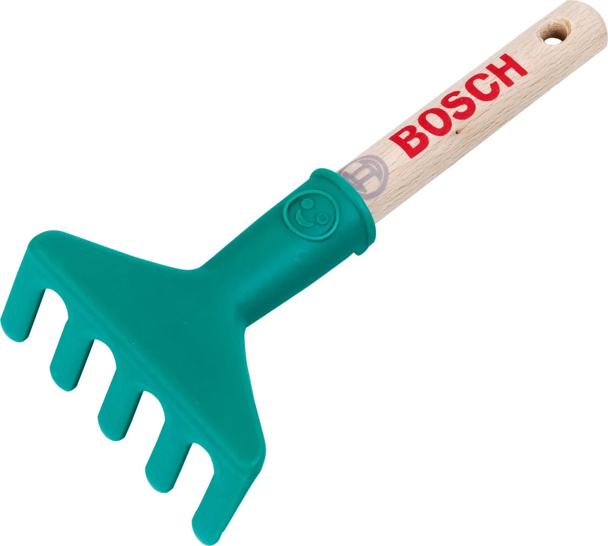Bosch tuin handhark - speelgoed - incl. houten handvat en ophangoog van Theo Klein in Groen – productfoto