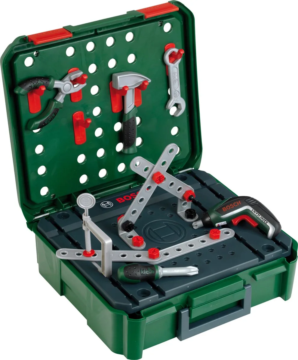 Bosch Boîte à Établi d'Atelier de Jeu 8609 avec Tournevis Ixolino II de Theo Klein en Vert – photo du produit