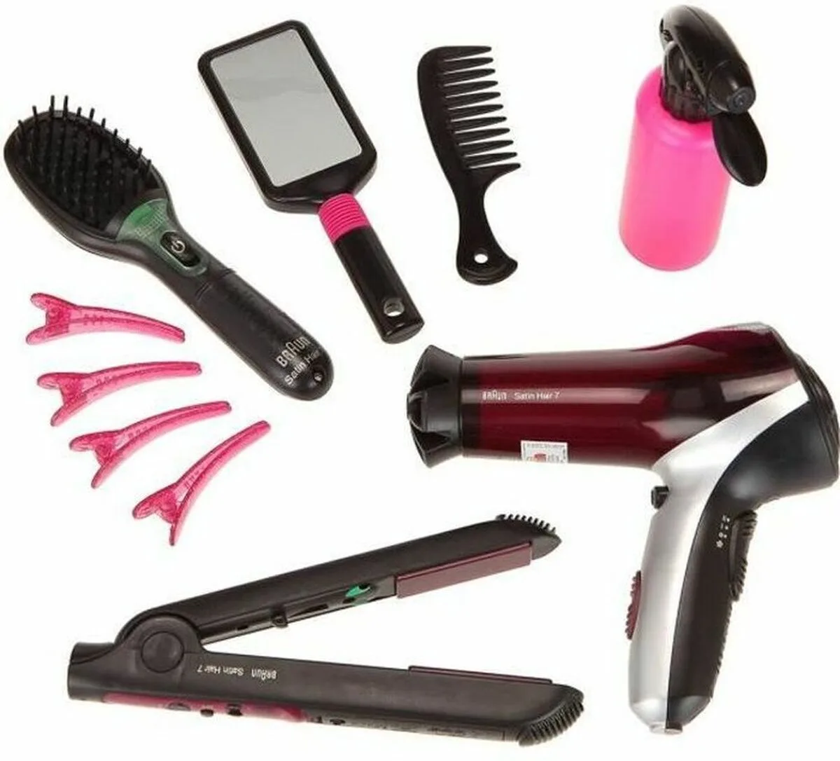 Theo Klein 5873 Braun Satin Hair 7 Kit de coiffure complet de Theo Klein en Multicolore – photo du produit