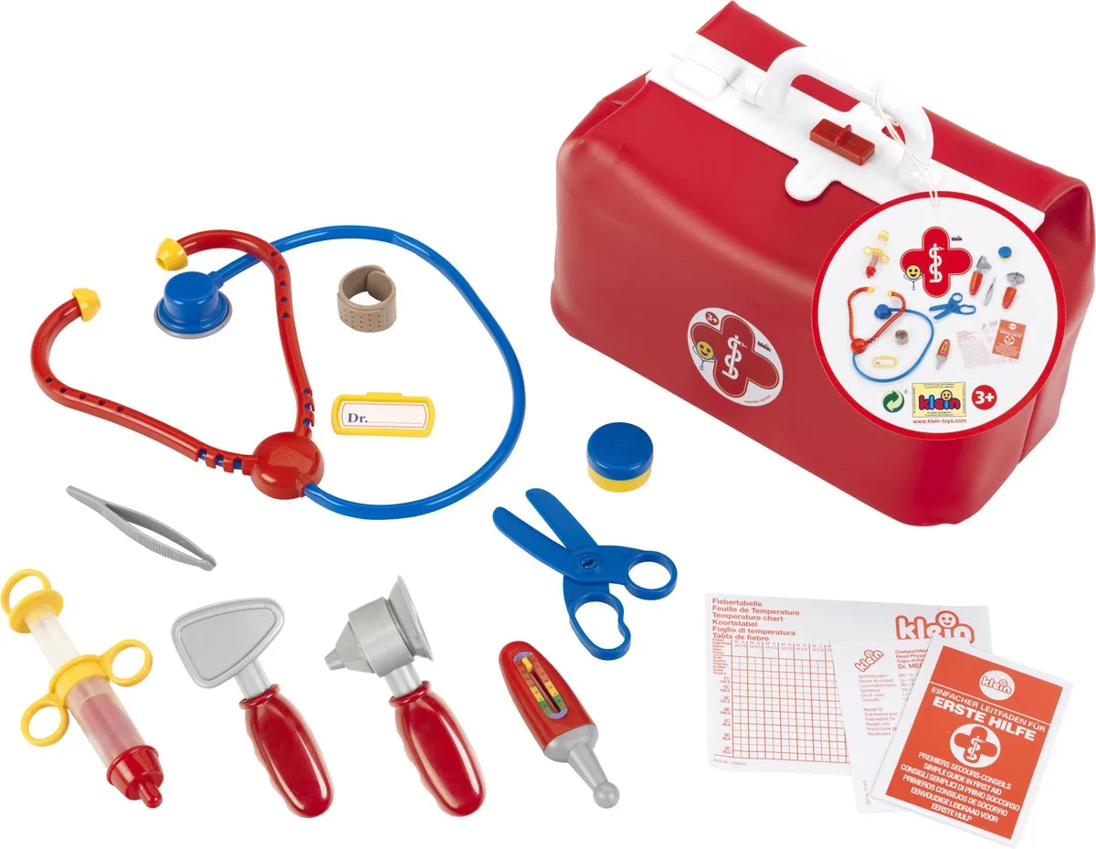 dokterkoffer - met accessoires de Theo Klein en Rouge – photo du produit