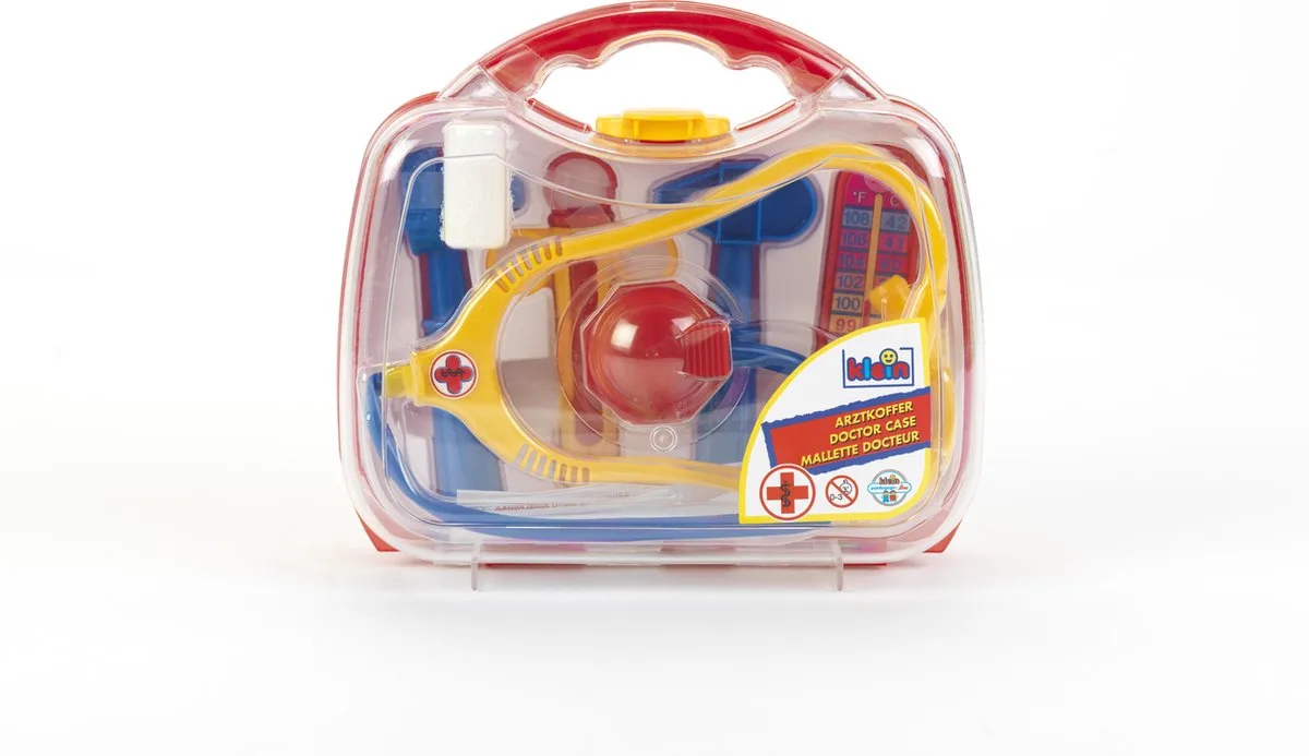 Dokterskoffer met Accessoires van Theo Klein in Rood – productfoto