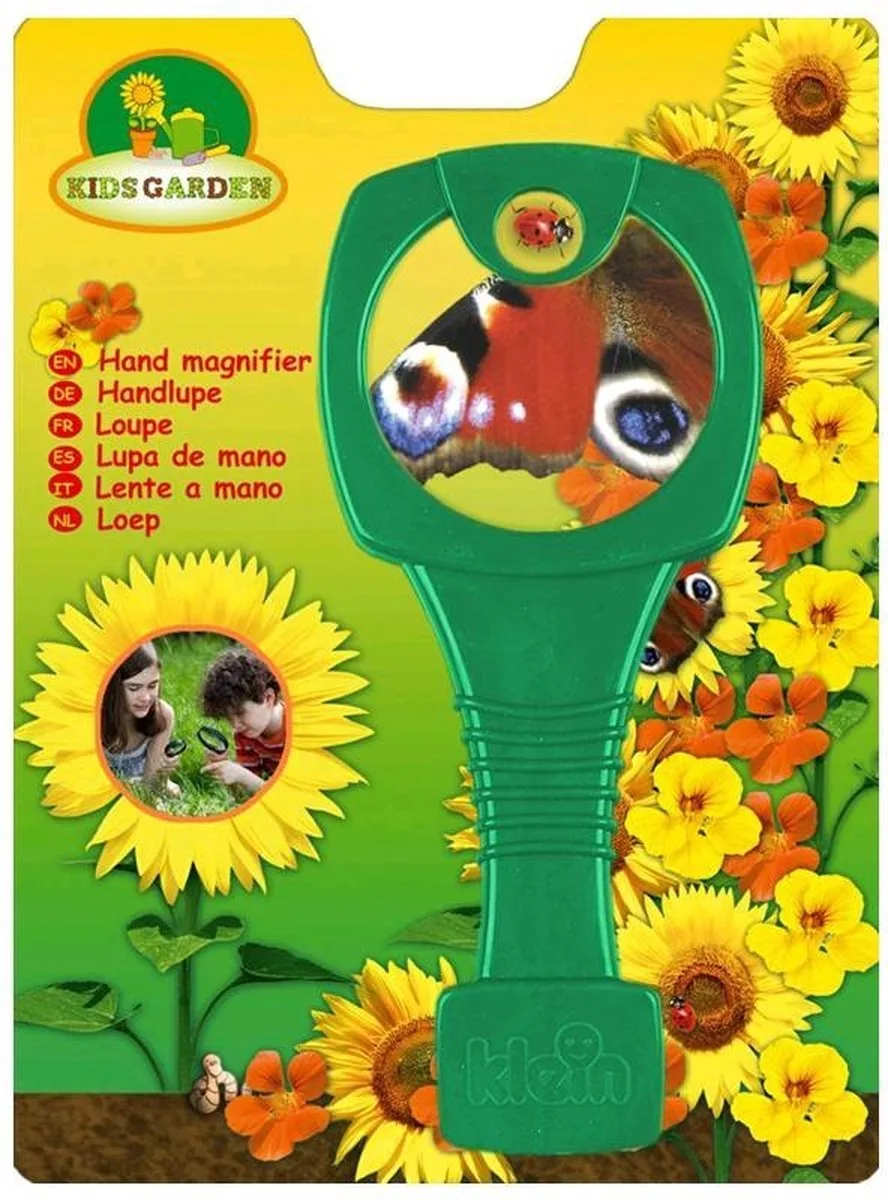 experimenteerset - met vergrootglas en pincet de Theo Klein en Vert – photo du produit