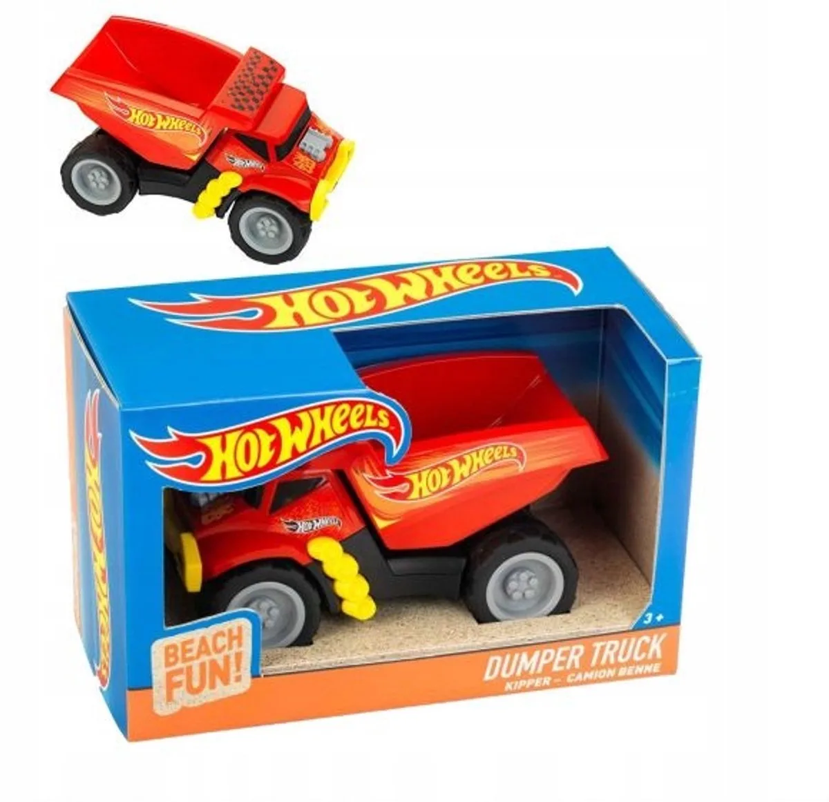 Hot Wheels Cementwagen von Theo Klein in Rood geel zwart zilver – Produktfoto