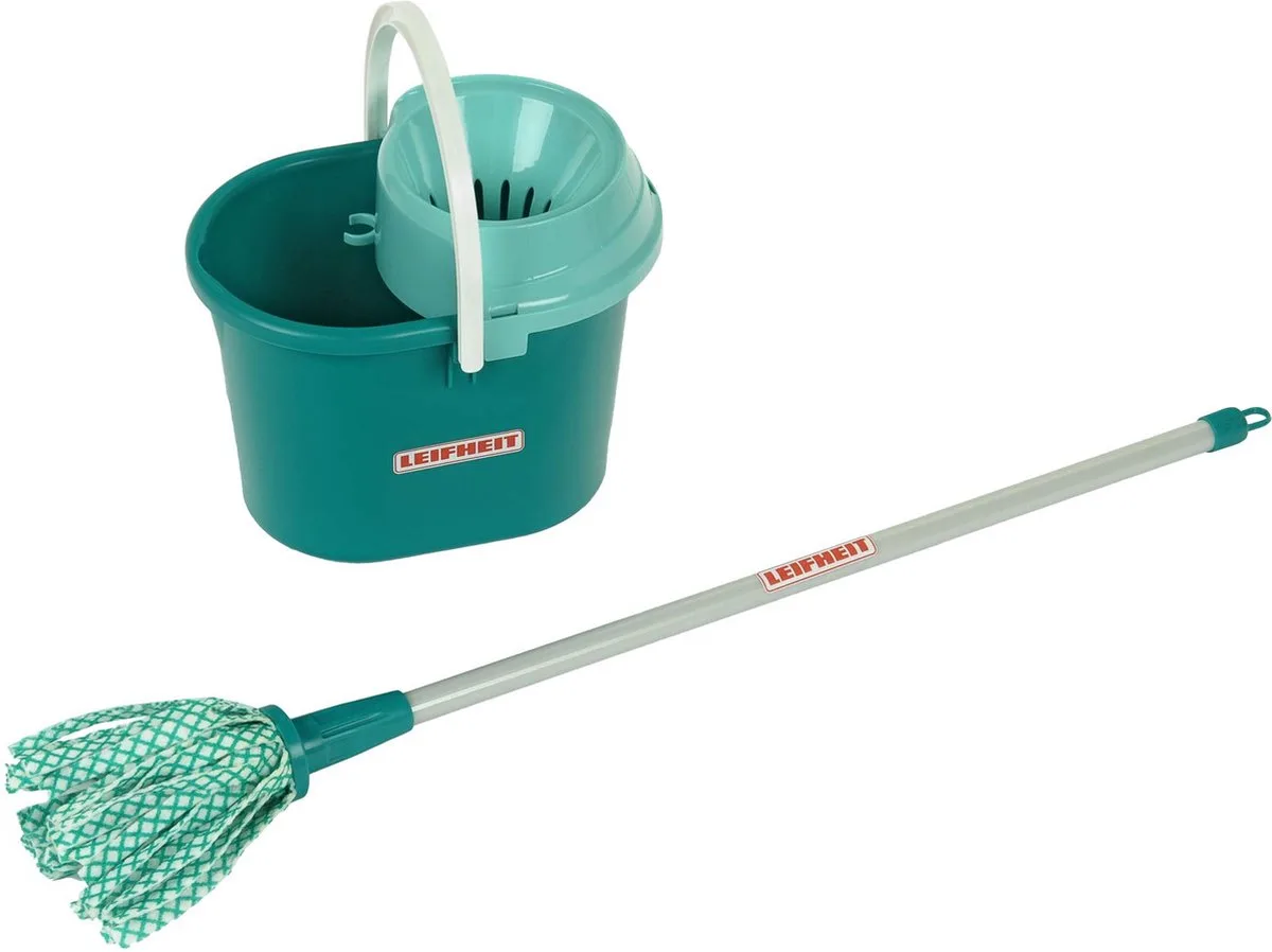 Leifheit speelgoed dweil set - 56 cm - Turquoise de Theo Klein en Bleu – photo du produit