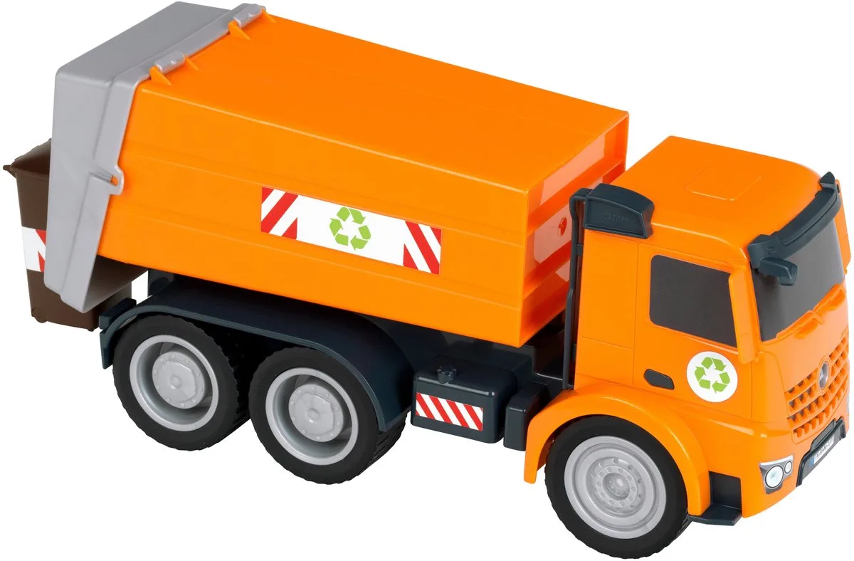 Mercedes-Benz Arocs - vuilniswagen - schaal 1:24 - speelgoed från Theo Klein i Orange – produktbild