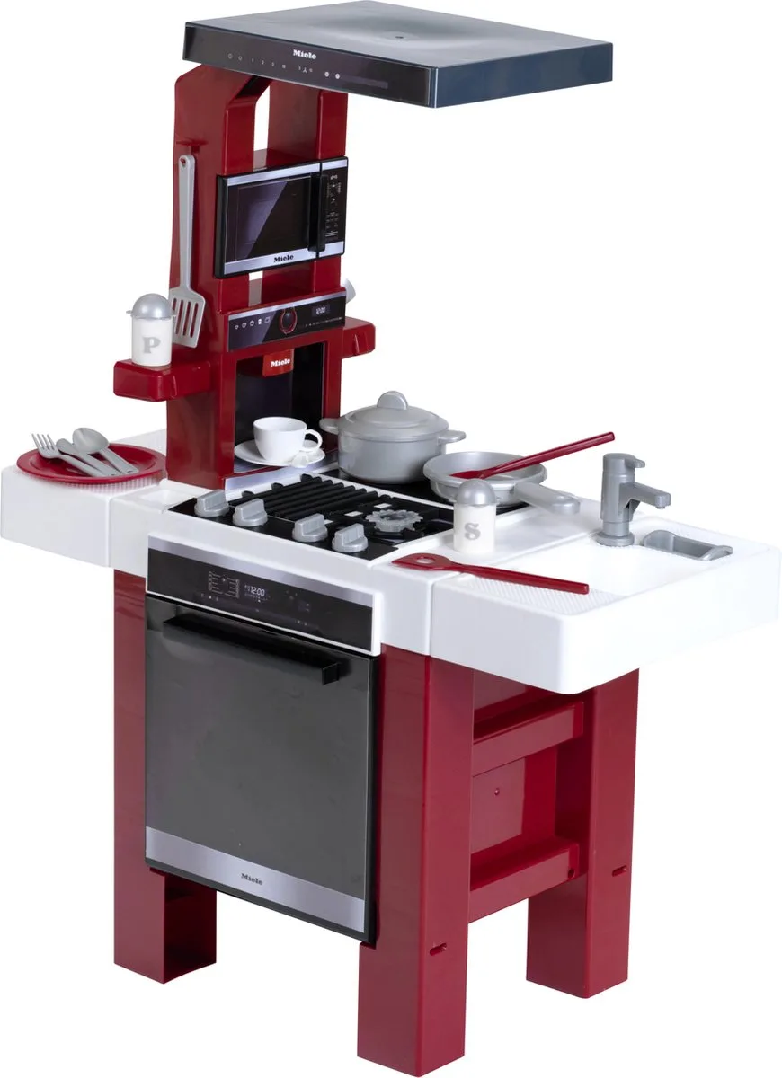 Miele Fresh keuken - incl. talrijke speelmogelijkheden, veel accessoires, licht- geluidseffecten - 69x33x95 cm van Theo Klein in Meerkleurig – productfoto