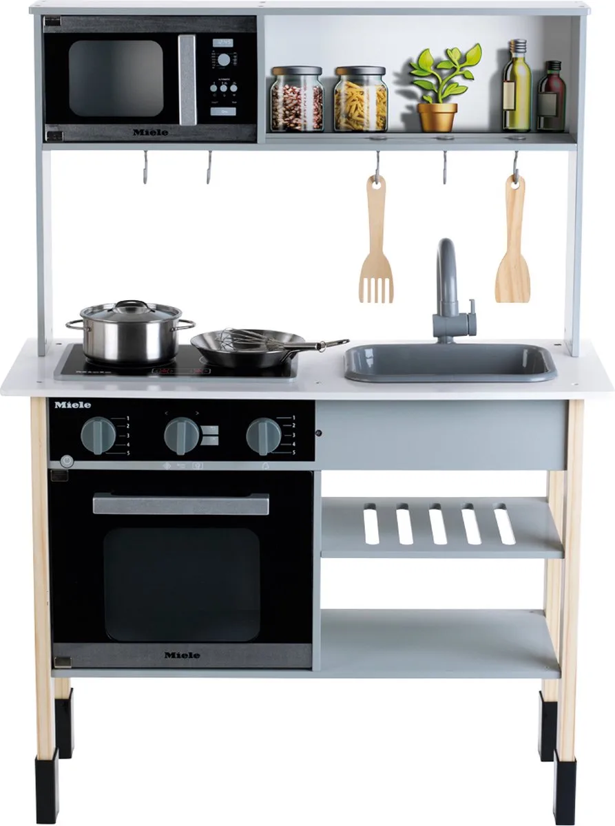 Miele Houten Speelkeuken - Met Accessoires fra Theo Klein i Flerfarvet – produktbillede