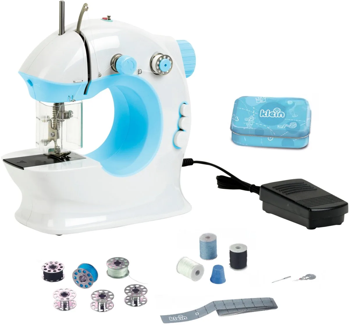 naaimachine voor kinderen - geschikt vanaf 8 jaar van Theo Klein in Wit en blauw – productfoto