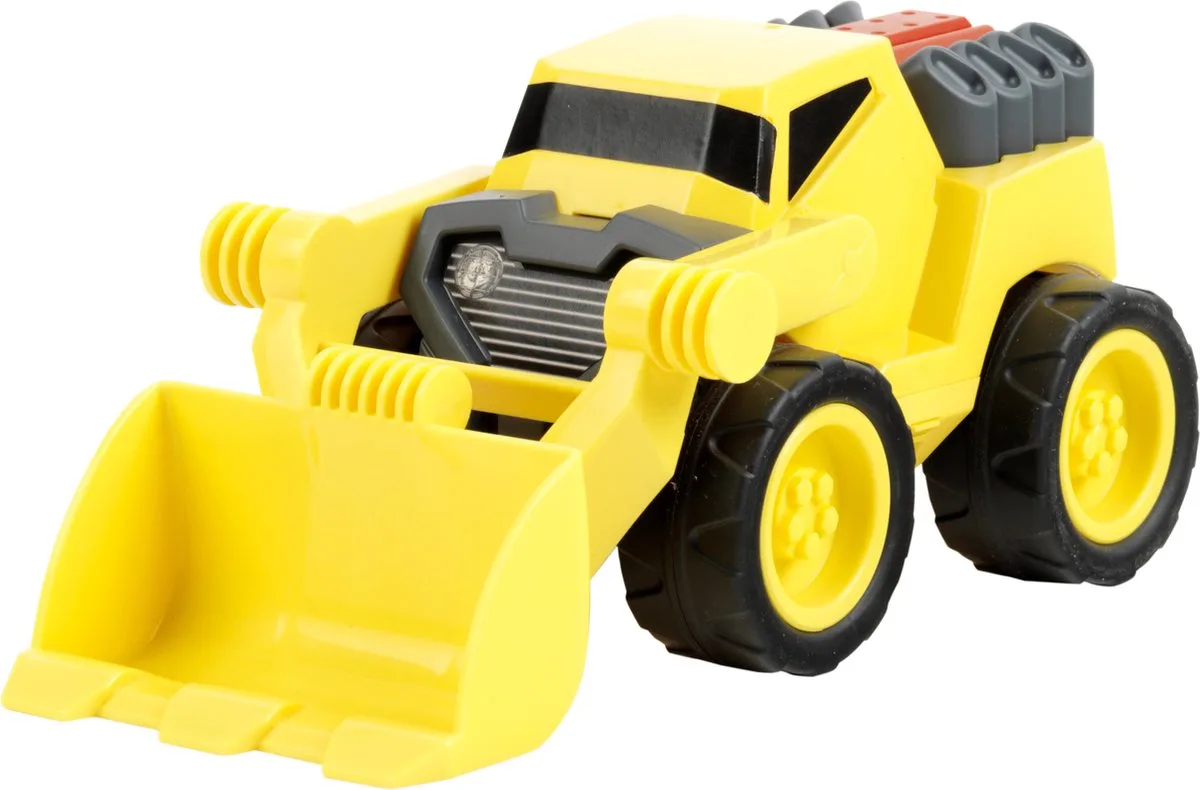 Power graafmachine - 22,5x11,5x12,5 cm - schaal 1:24 de Theo Klein en Geel zwart – photo du produit