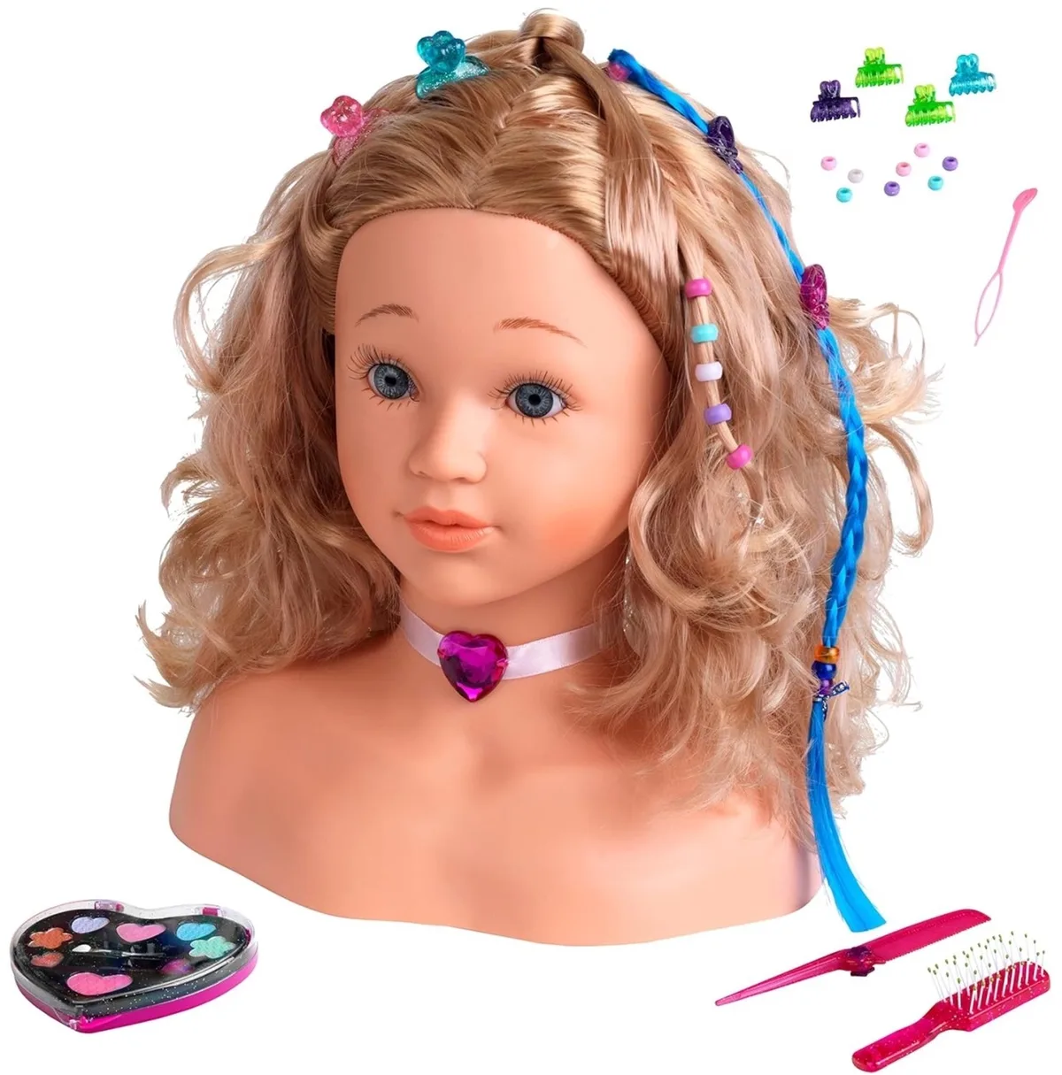 Klein Styling Star Tête de Coiffure et de Maquillage Sophia 5240 de Theo Klein en Blond – photo du produit