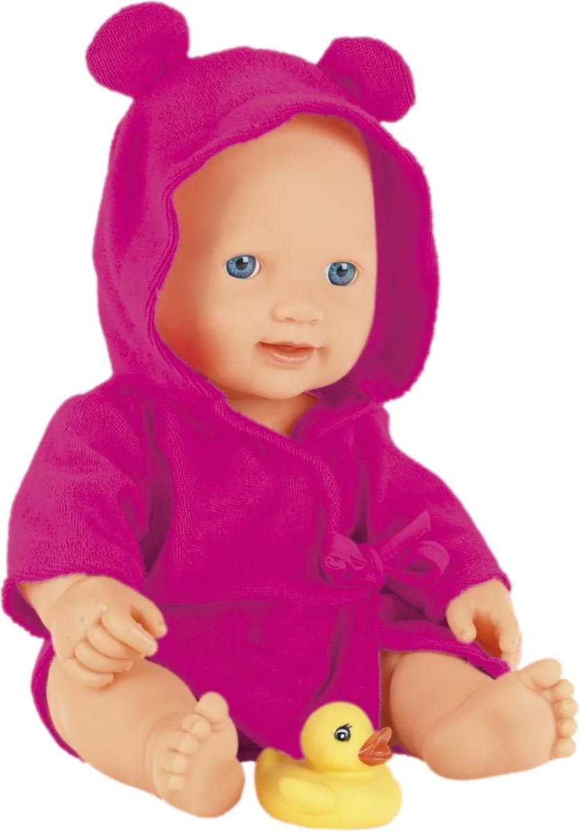 Princess Coraolie Babypop 35c, - met badeendje - met badjas - roze de Theo Klein en Multicolore – photo du produit