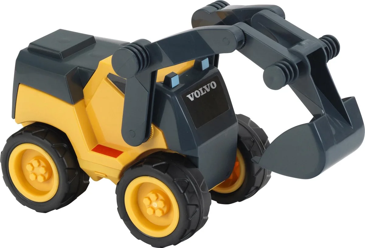 Volvo Power graafmachine - 22,5x11,5x12,5 cm - schaal 1:24 - zwart de Theo Klein en Jaune – photo du produit