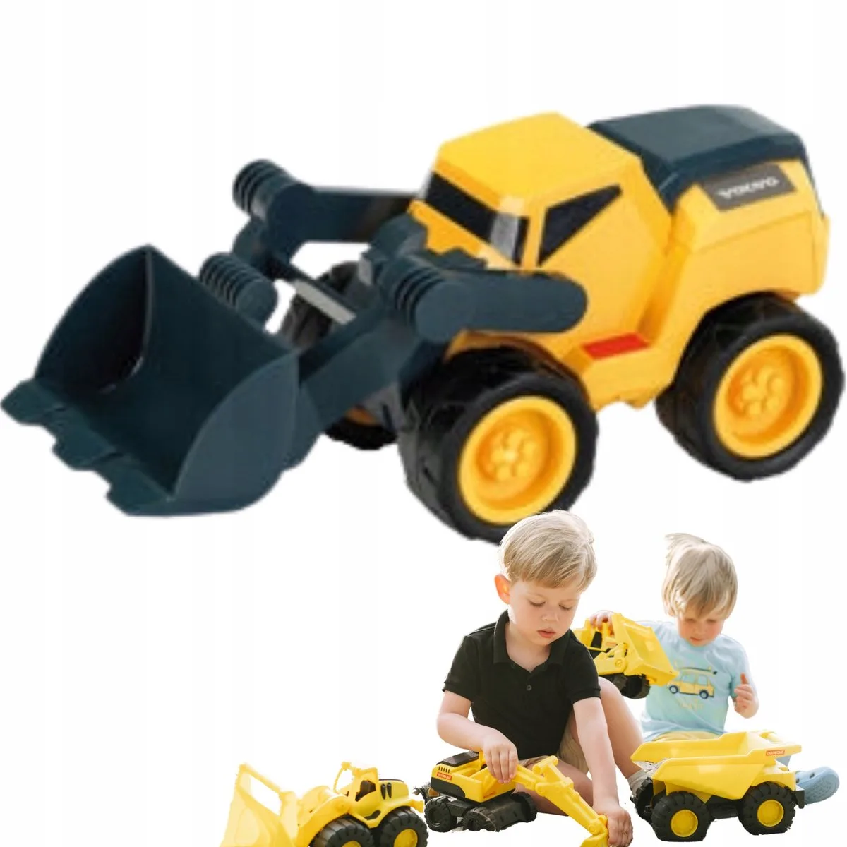 Volvo Wielader Speelgoed 1:24 de Theo Klein en Jaune – photo du produit