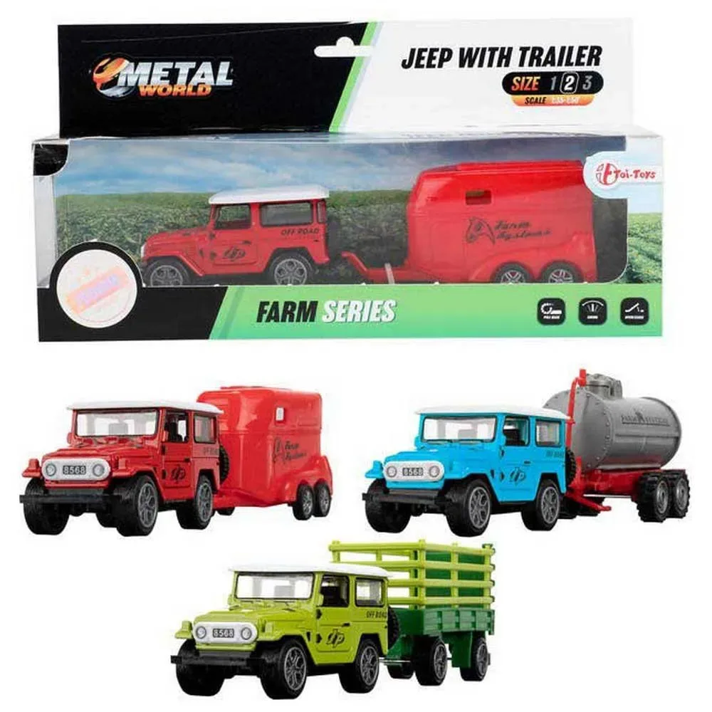 Aanhangwagen Jeep Auto från Toi-Toys – produktbild