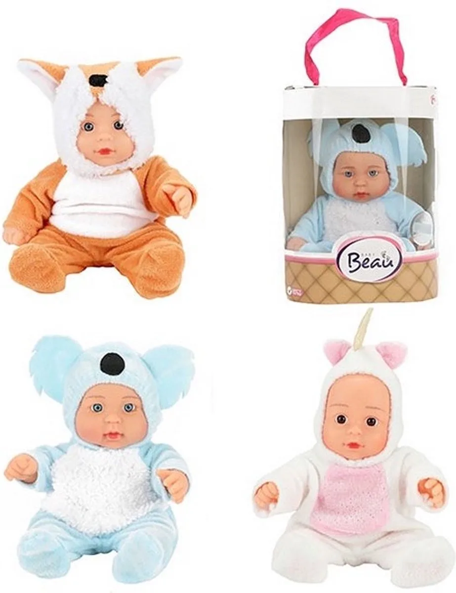 Beau Babypop in Dierenpak - Olifant - vanaf 24 Maanden från Toi-Toys i Lila – produktbild