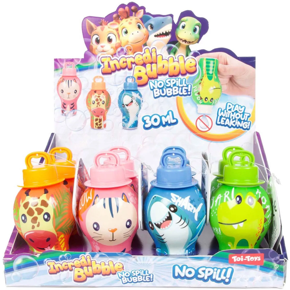 Bellenblaas Incredibubble Anti-Knoei, 30ml fra Toi-Toys i Flerfarvet – produktbillede