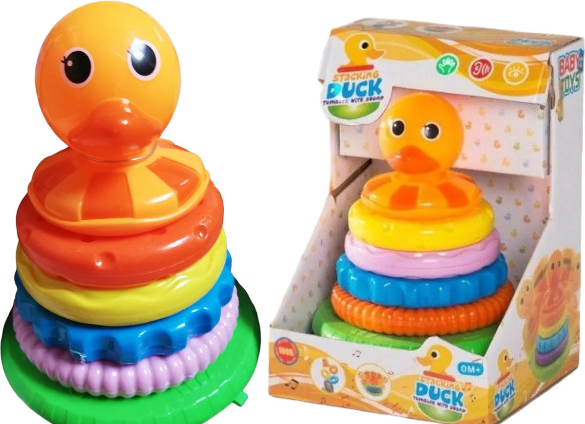 Eend tuimelaar met geluid de Toi-Toys en Orange – photo du produit