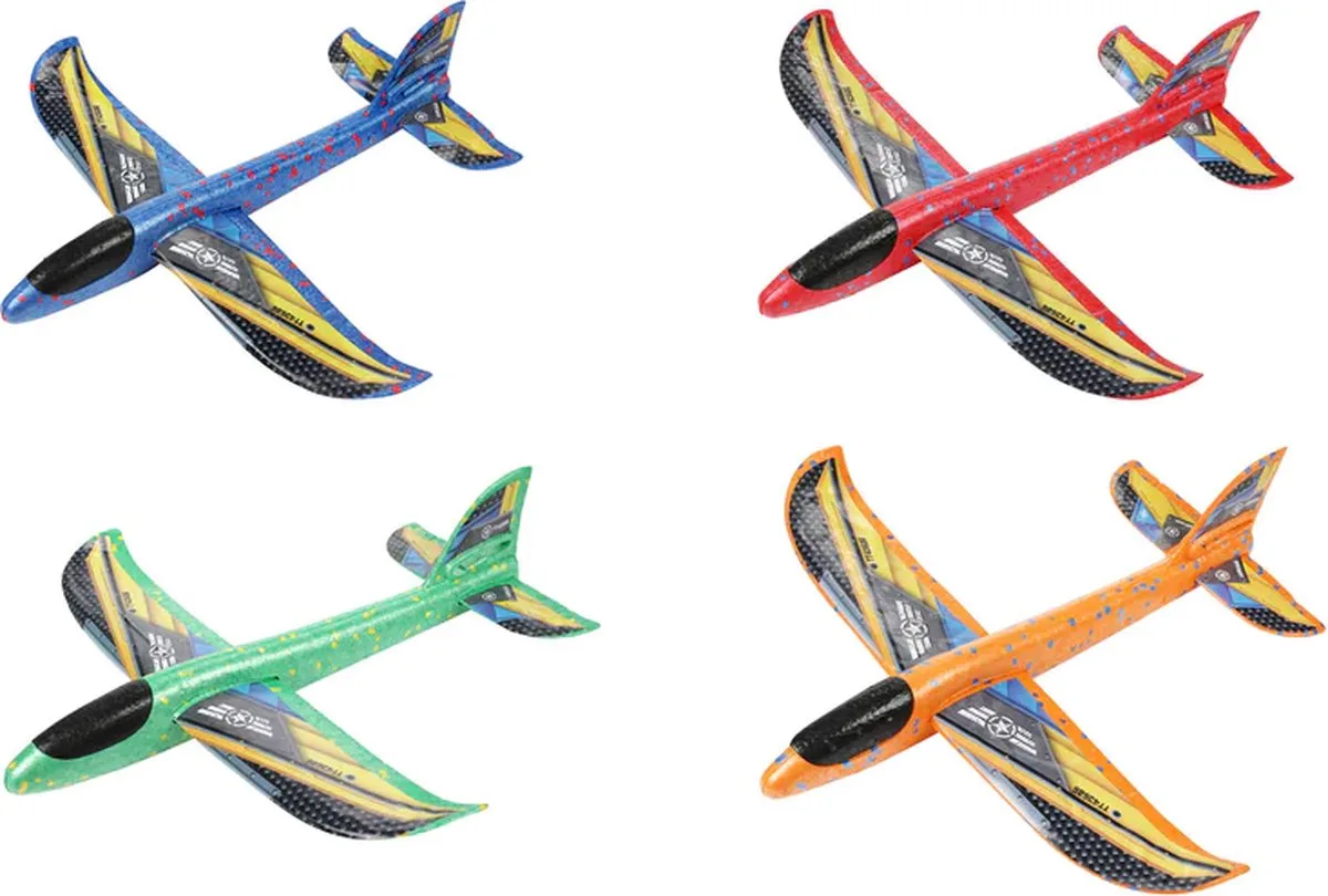 Foam Vliegtuig, 36cm van Toi-Toys in Meerkleurig – productfoto