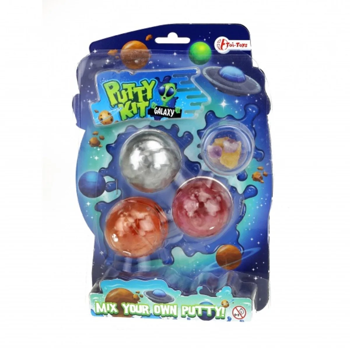 Galaxy putty met kristallen från Toi-Toys i Flerfärgad – produktbild