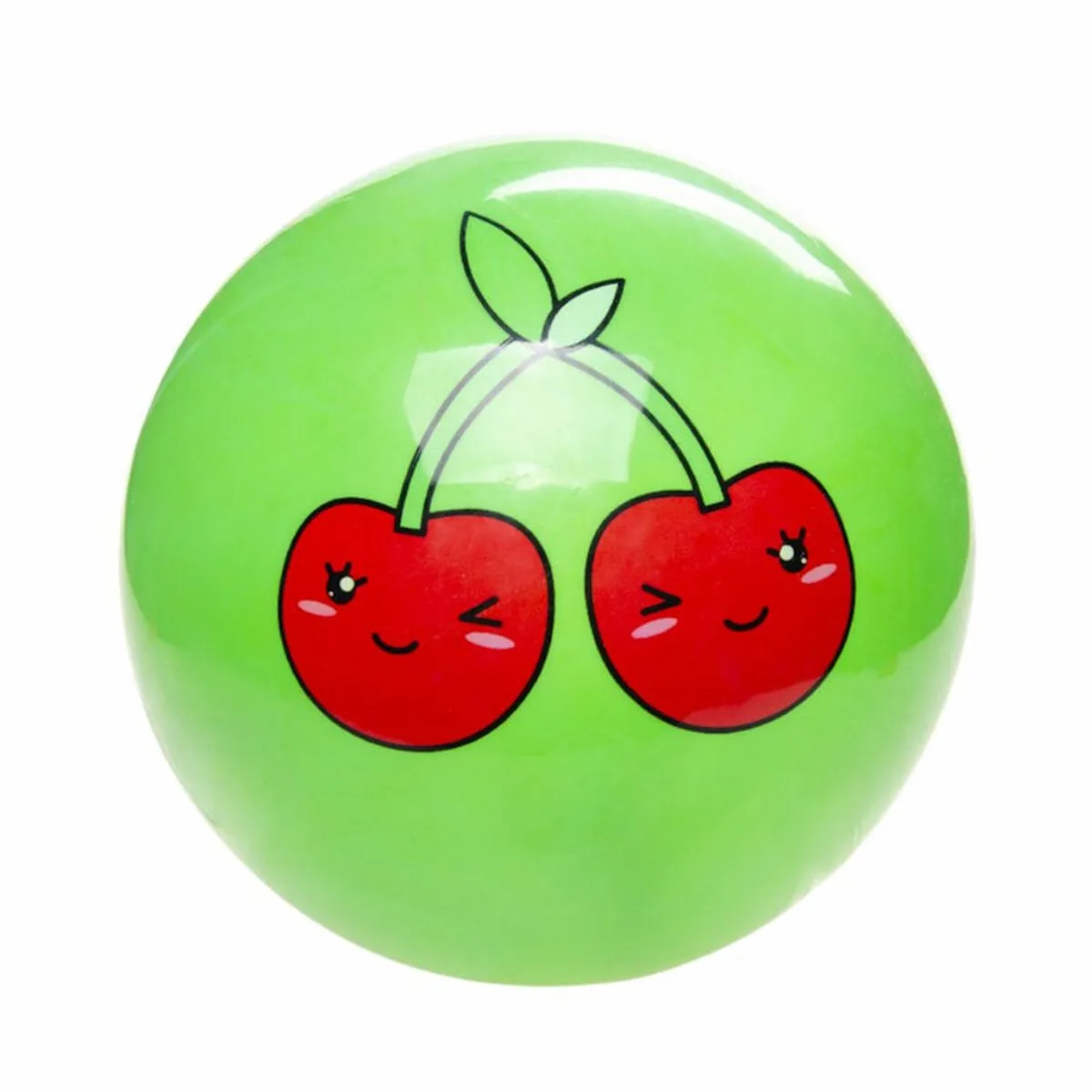 Gekleurde bal met vrolijk fruit – speelgoedbal – kleurrijke kinderbal – fruitprint – Ø 23 cm – buitenspeelgoed de Toi-Toys – photo du produit