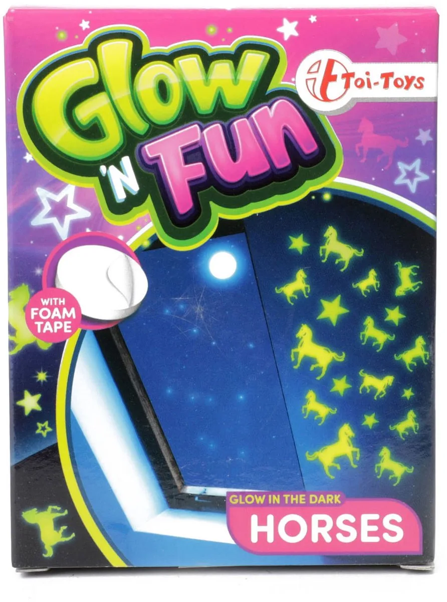 Glow n Fun Paarden från Toi-Toys i Glow in the dark – produktbild
