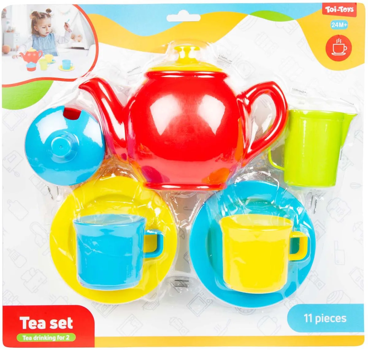 Home Food Theekransjes, 11dlg. von Toi-Toys in Mehrfarbig – Produktfoto