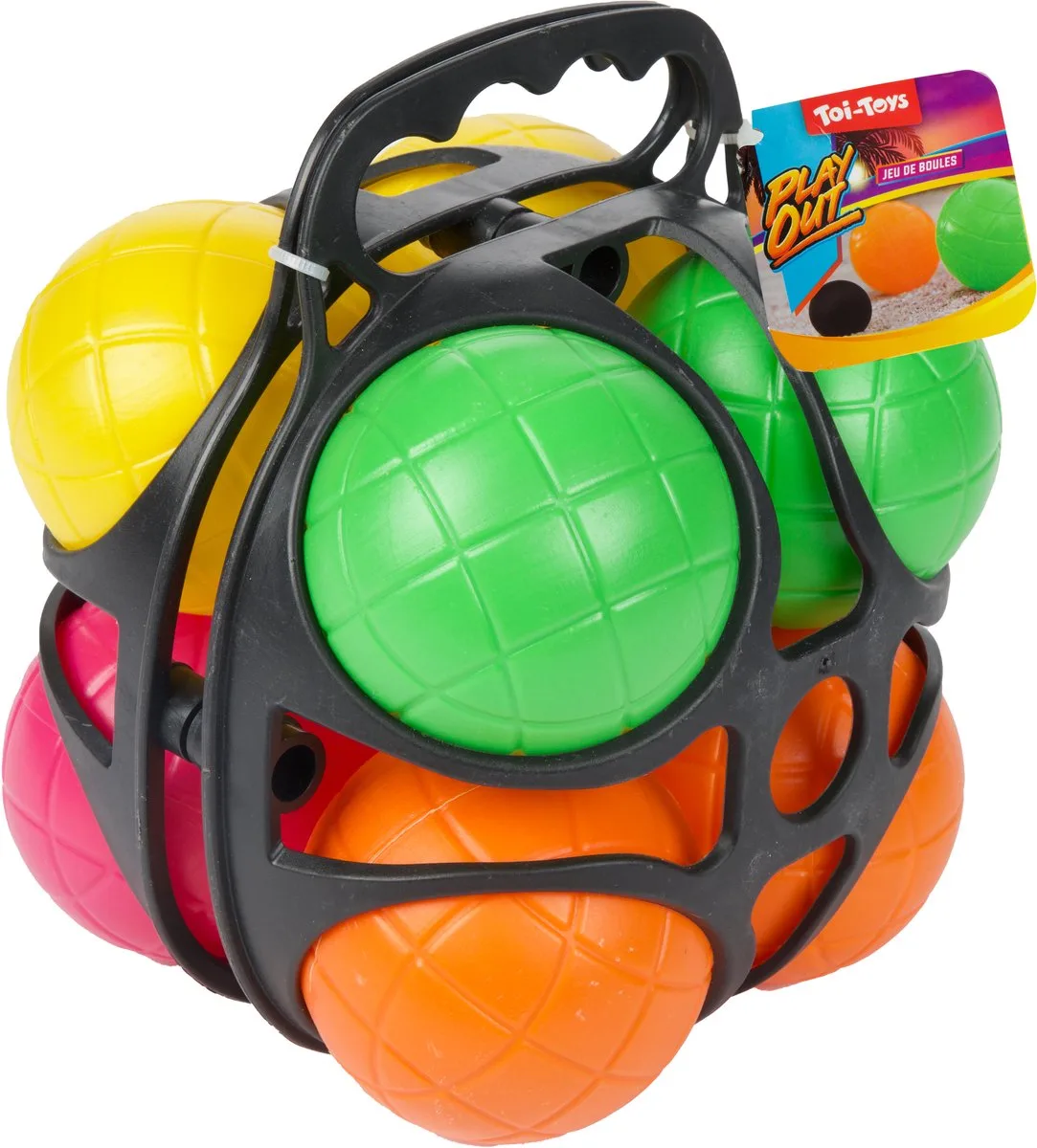 Jeu de Boules Set, 9dlg. van Toi-Toys – productfoto
