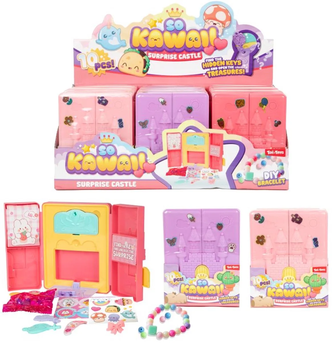 kasteel speelgoed verrassingsset - SO Kawaii speelboek. från Toi-Toys i Flerfärgad – produktbild