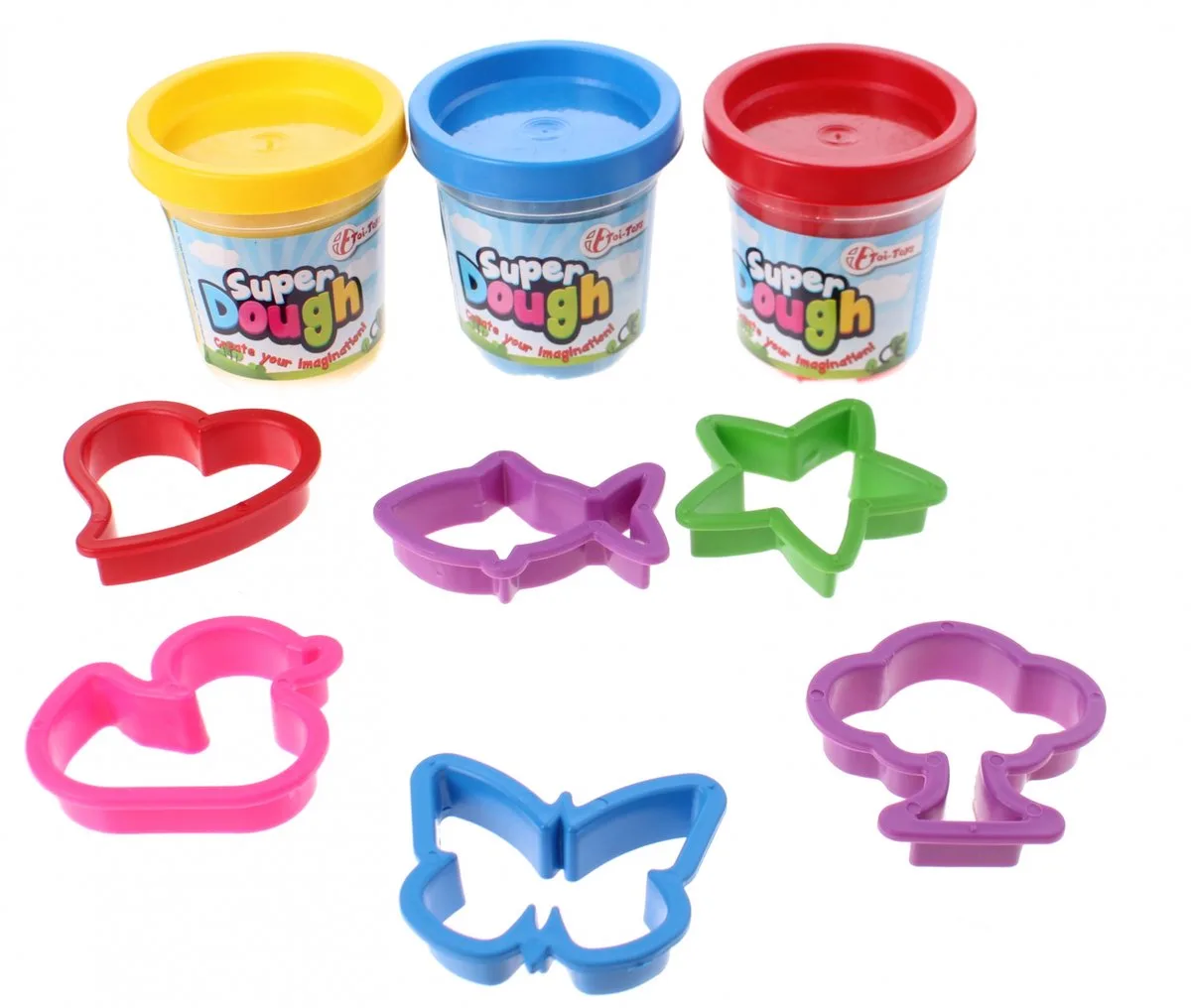 Kleiset Met 6 Uitsteekvormen de Toi-Toys en Multicolore – photo du produit