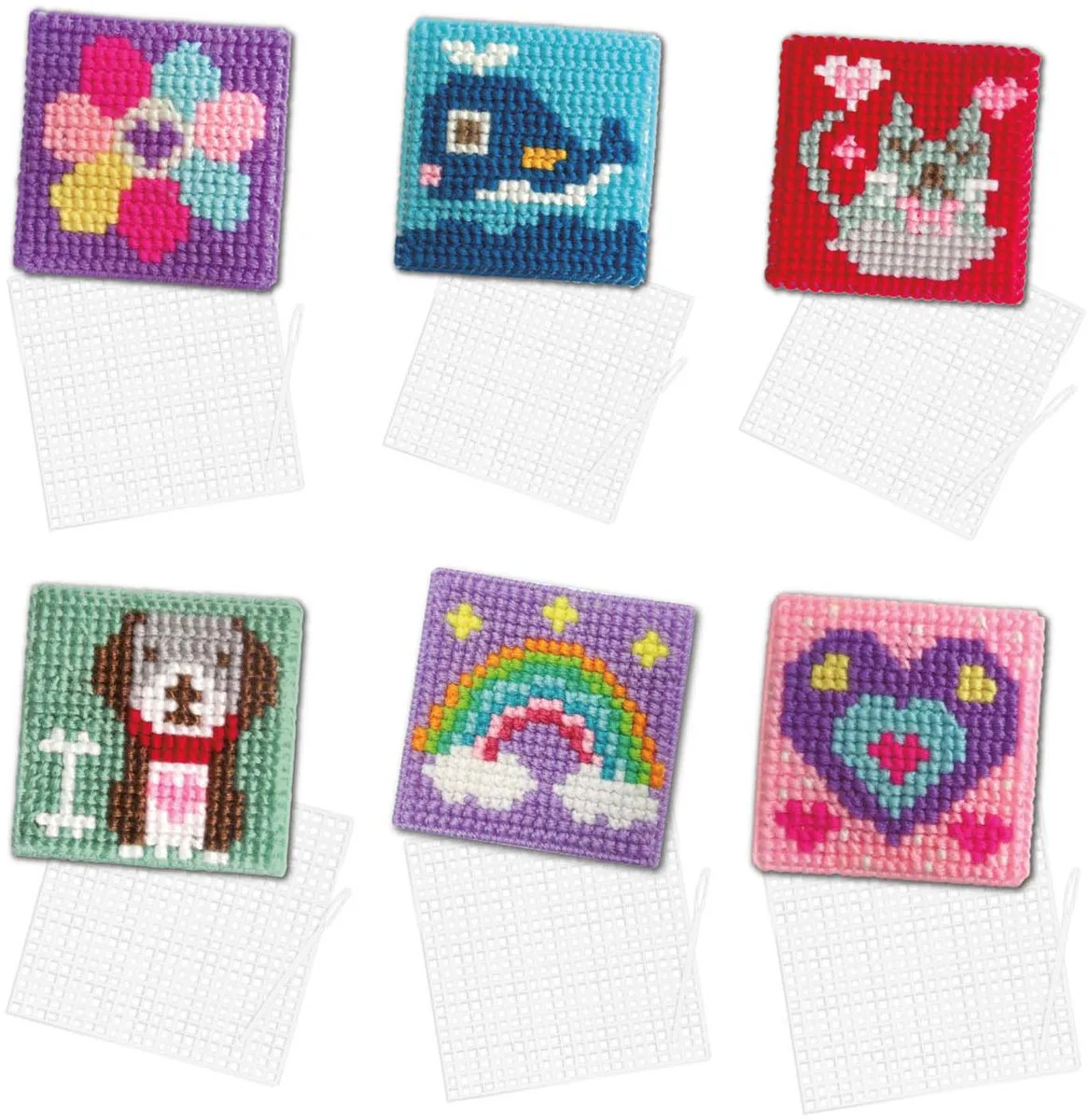 Knutsel Borduurset Thema Kruissteek de Toi-Toys en Multicolore – photo du produit