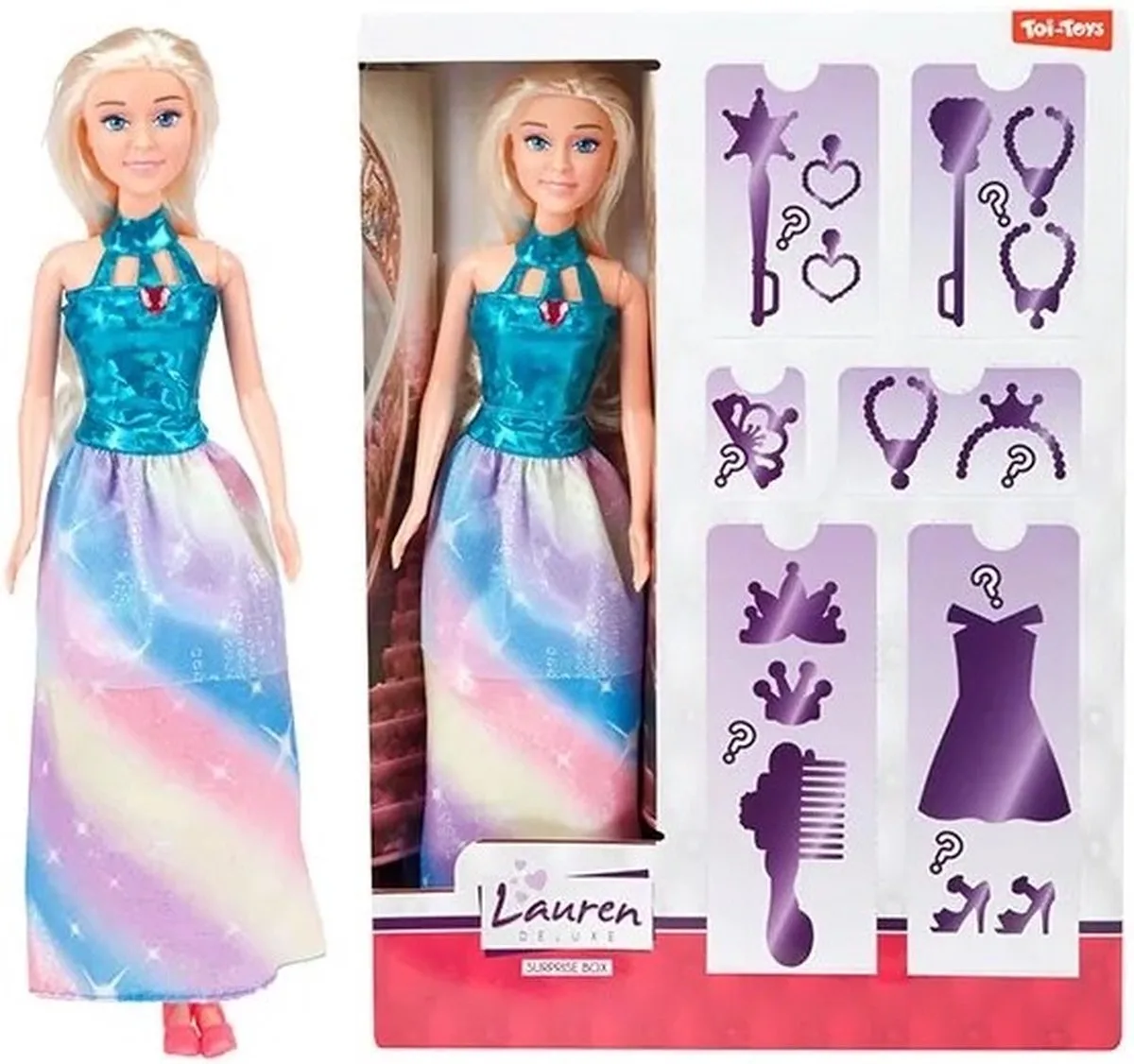 Lauren Tienerpop Haar Verrassingset de Toi-Toys en Blond – photo du produit