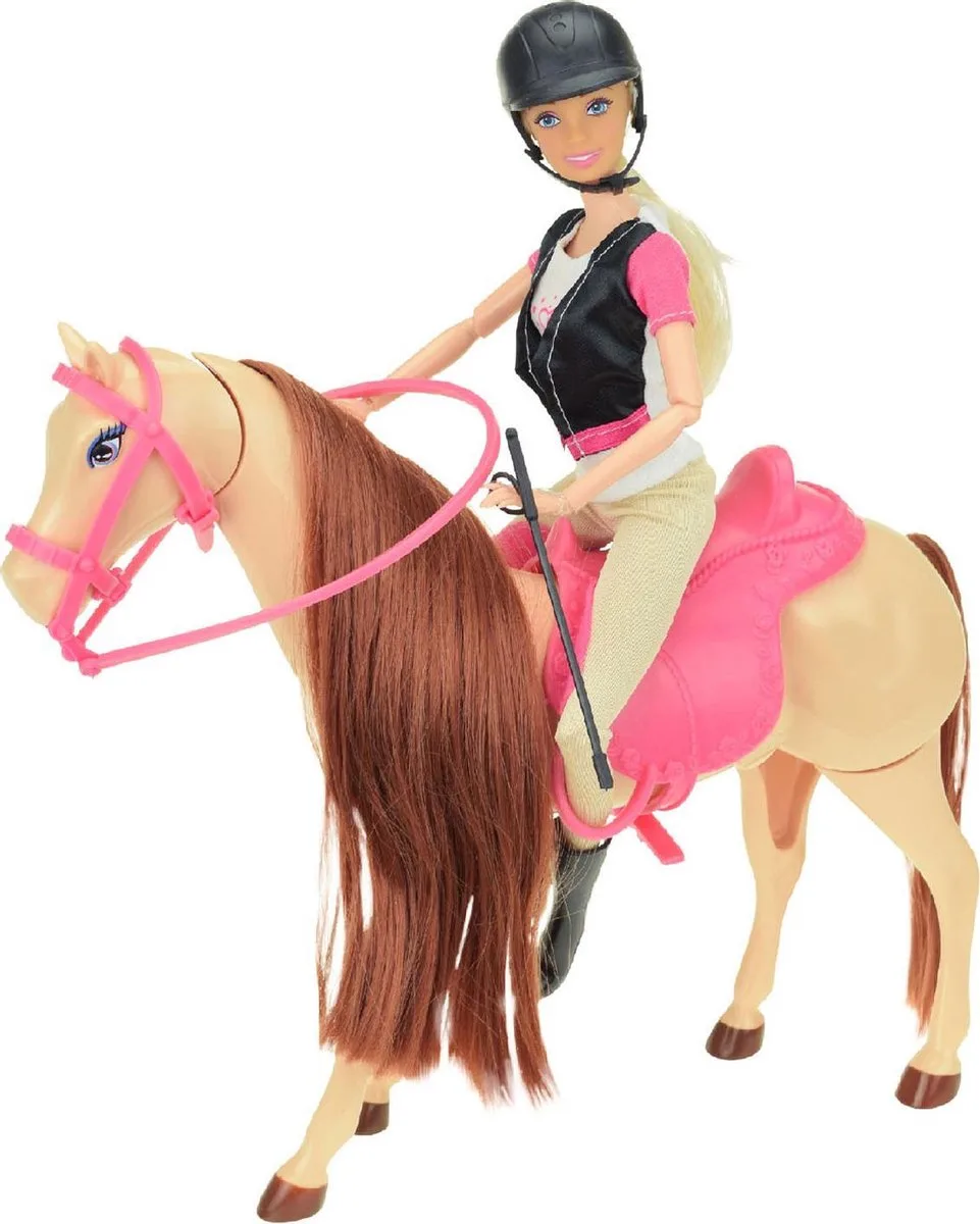 Lauren Tienerpop Op Bewegend Paard 28 Cm från Toi-Toys i Flerfärgad – produktbild