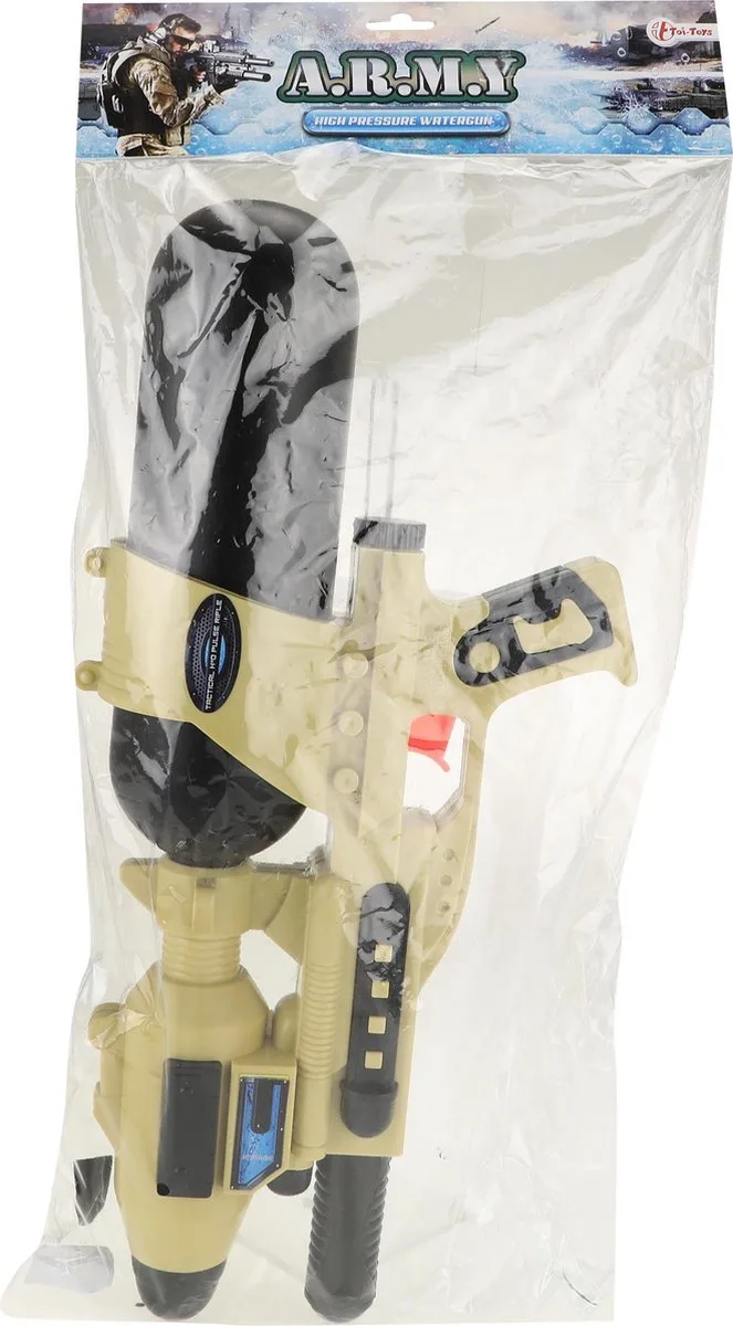 Leger Waterpistool 46 Cm van Toi-Toys in Beige, Zwart – productfoto