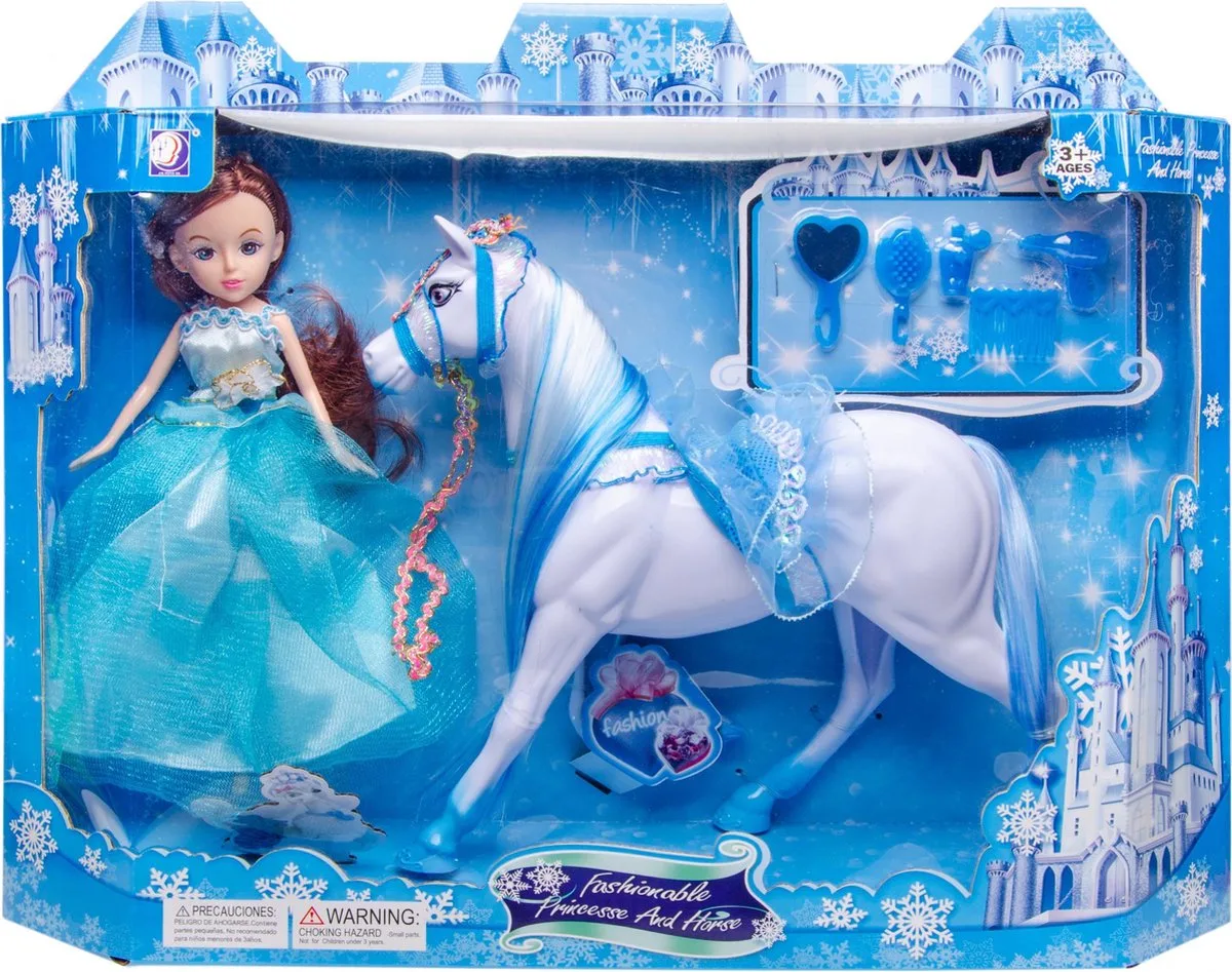 Lg-imports Prinses Fashionable Meisjes Textiel 2-delig von Toi-Toys in Blau – Produktfoto