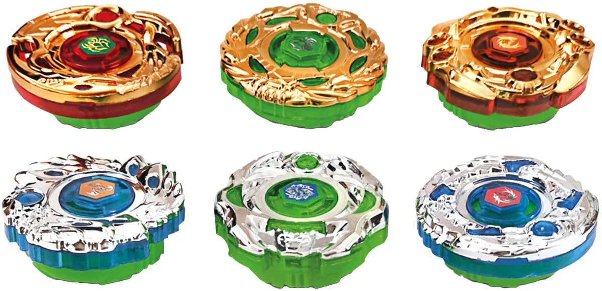 Metalen Tol Gyro Battle met Afschieter von Toi-Toys in Mehrfarbig – Produktfoto