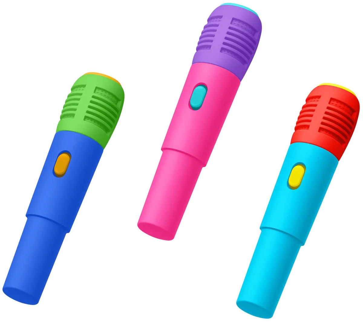 Microfoon Music met Licht en Geluid - 22cm van Toi-Toys in Meerkleurig – productfoto