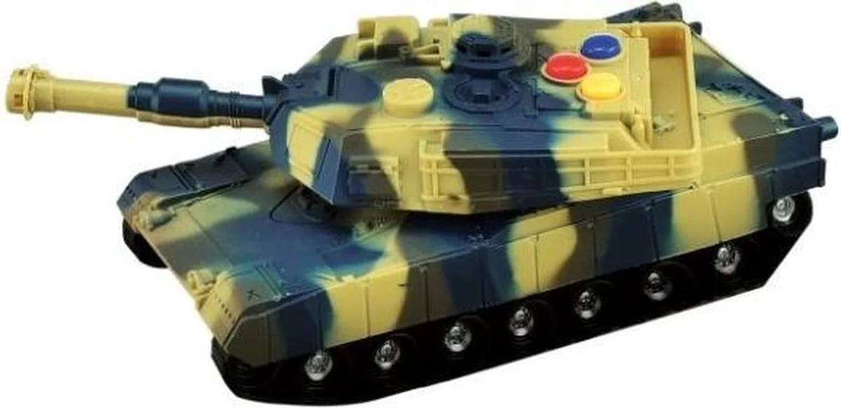Militaire Tank Met Licht En Geluid 17 Cm Geel von Toi-Toys in Grün – Produktfoto
