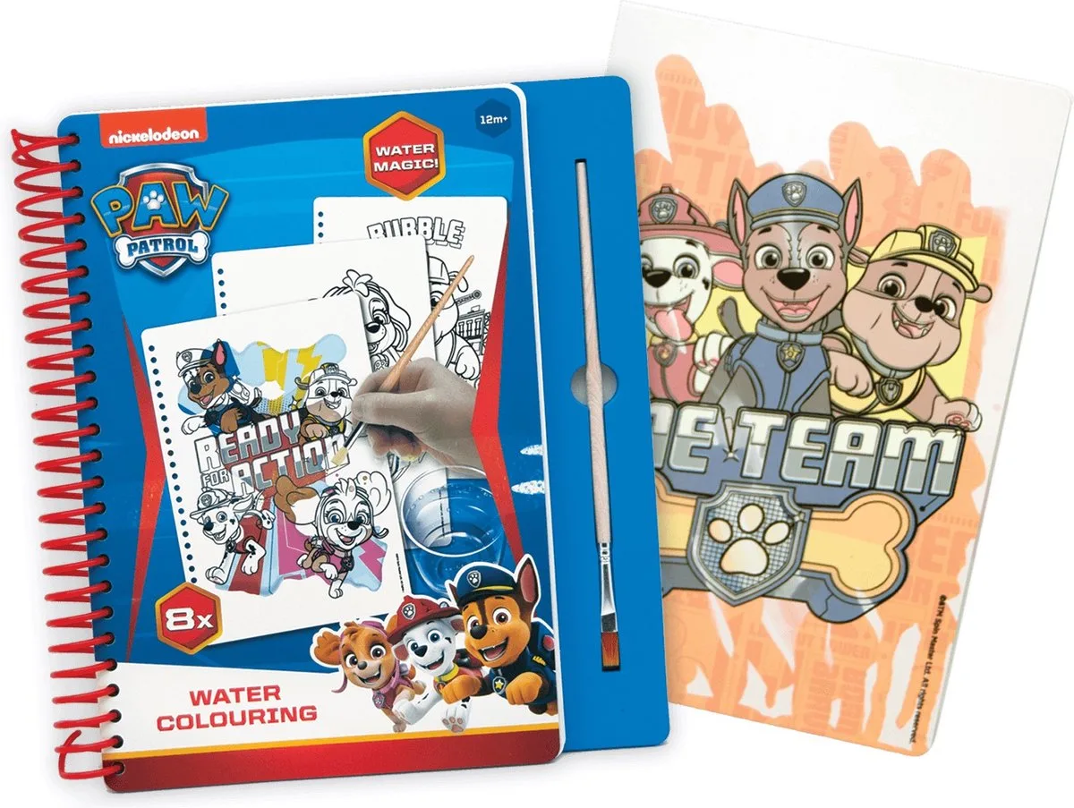 Paw Patrol - Water Colouring Book 20x22cm von Toi-Toys in Mehrfarbig – Produktfoto