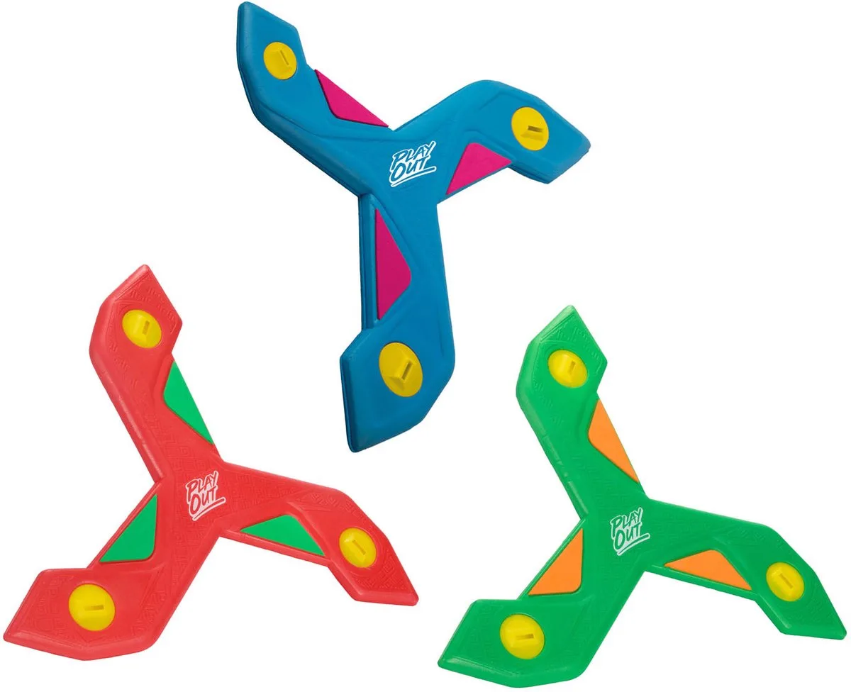 Play out Boomerang met Fluitgeluid 28cm von Toi-Toys in Mehrfarbig – Produktfoto