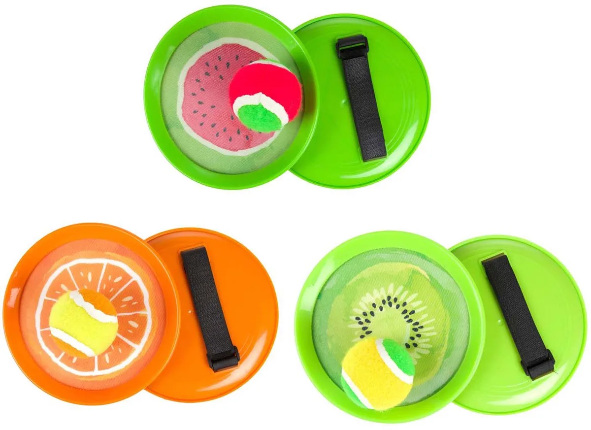 Play Out Vangbalspel Fruit,3dlg. von Toi-Toys in Mehrfarbig – Produktfoto