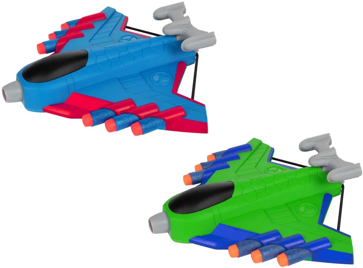 Play Out Vliegtuig Shooter met 16 Foam Pijlen de Toi-Toys en Multicolore – photo du produit