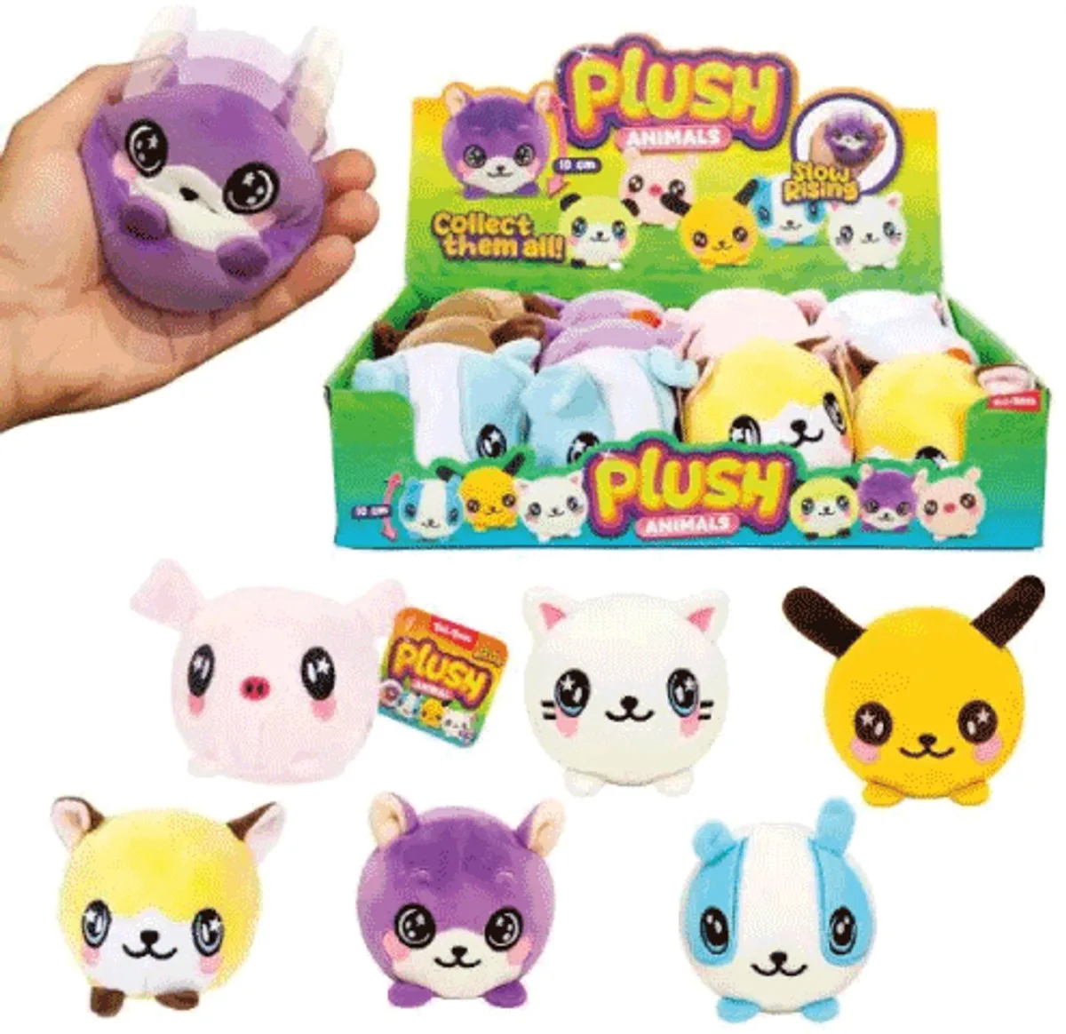 Pluchen baldier squishy 10 cm. von Toi-Toys – Produktfoto