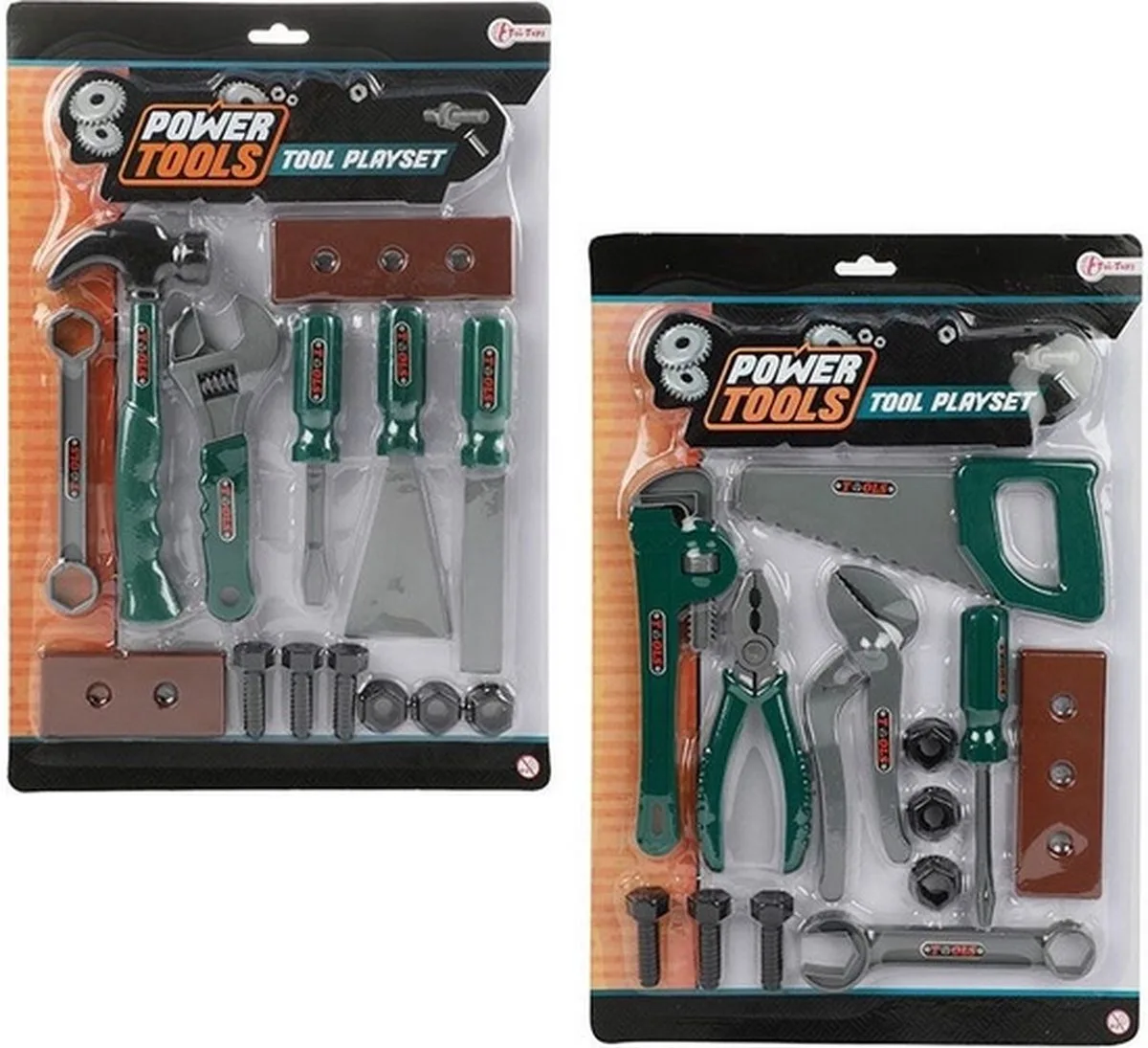 Power Tools Gereedschapset 13-delig Verschillende Uitvoeringen de Toi-Toys en Multicolore – photo du produit