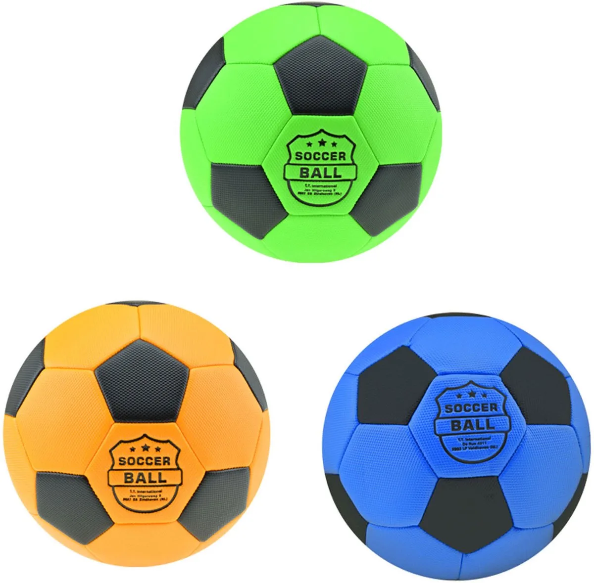 Pro Sports Softex Football in Net von Toi-Toys in Mehrfarbig – Produktfoto
