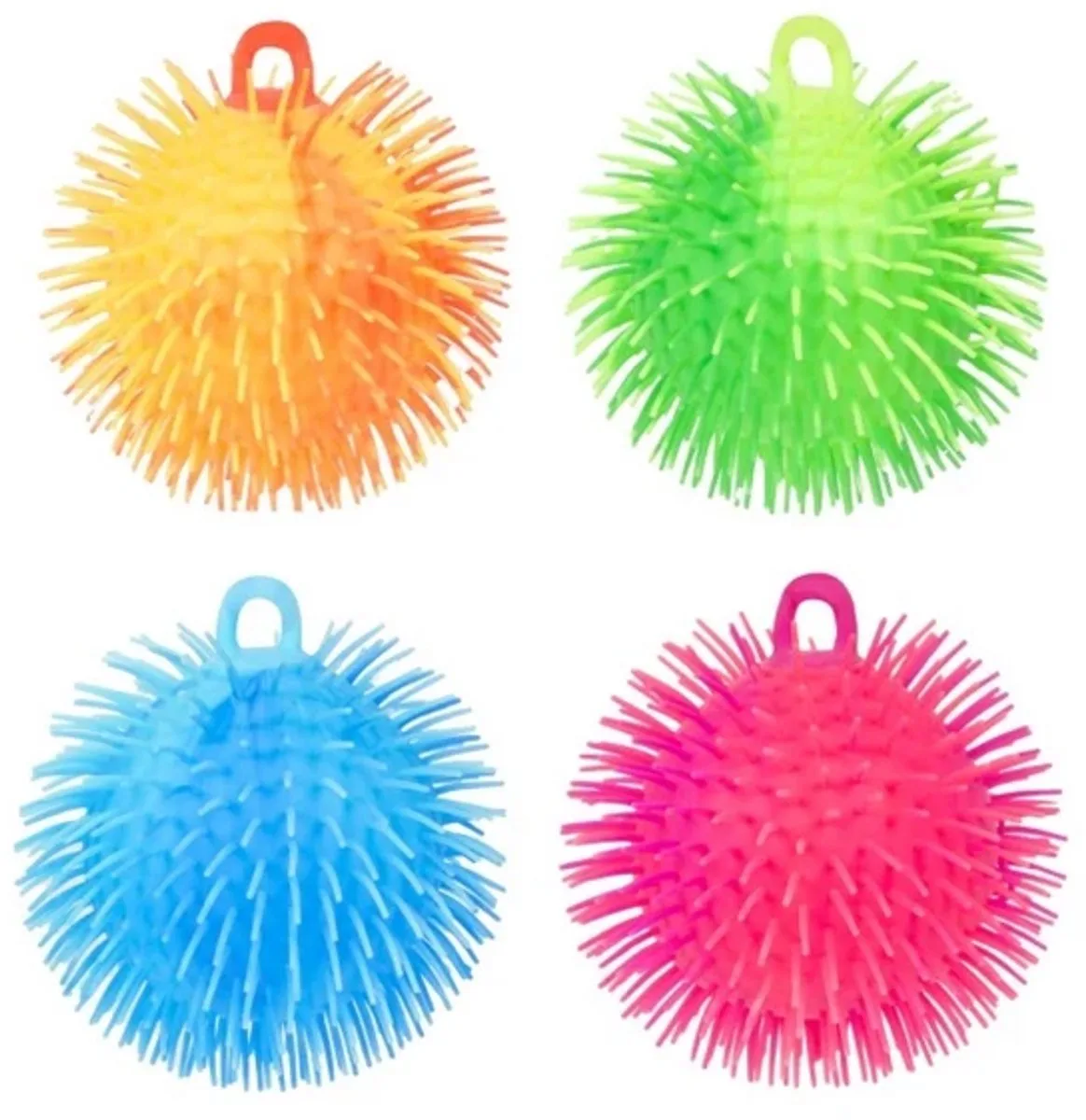 pufferbal sensorisch speelgoed 12 stuks 15 cm rubber. fra Toi-Toys i Flerfarvet – produktbillede