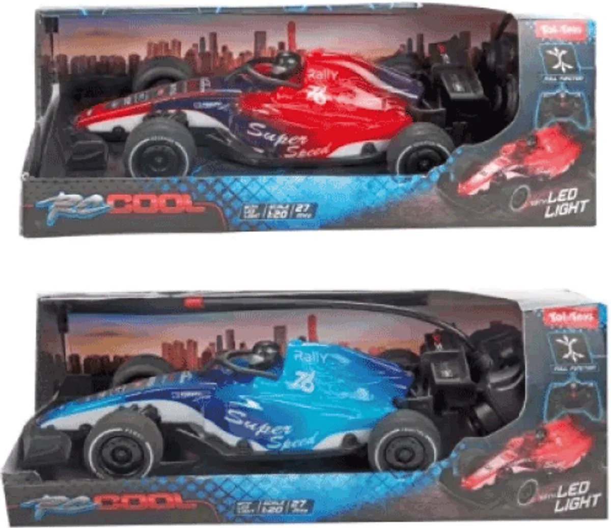 raceauto F1 speelgoedauto met licht en geluid 1:20 schaal. från Toi-Toys i Flerfärgad – produktbild